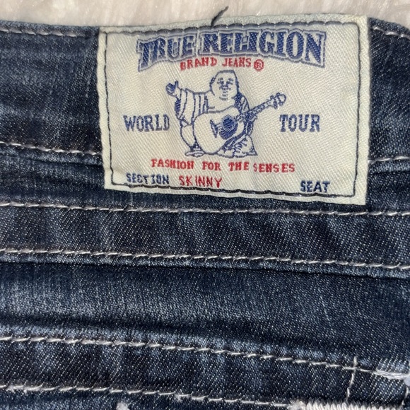True Religion Low-Rise Skinny Jeans, Size 27 - Picture 8 of 16